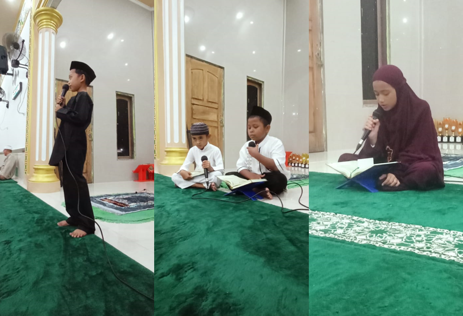 Malam Ke-14 dan 15 Anak-anak Berbakat Tampil Di Masjid Nurul Huda Dengan Penuh Percaya Diri